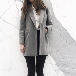 TOPSHOP PETITE Grey Jacket